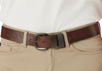 Mens-R.M.Williams-Drover-Belt-Accessories-BSF5UDAB601-Light-Chocolate-4