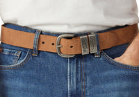 Mens-R.M.Williams-Drover-Belt-Accessories-BSF5WDNVB01-Vintage-Brown-3