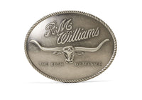 Mens-R.M.Williams-Logo-Buckle-Belt-Accessories-CG219.QF-Antique-Silver
