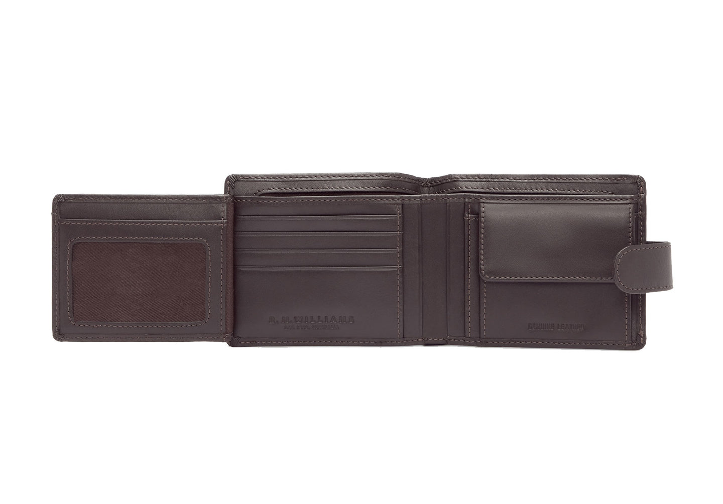 R.M. Williams Wallet with Coin Pocket & Tab - Brown