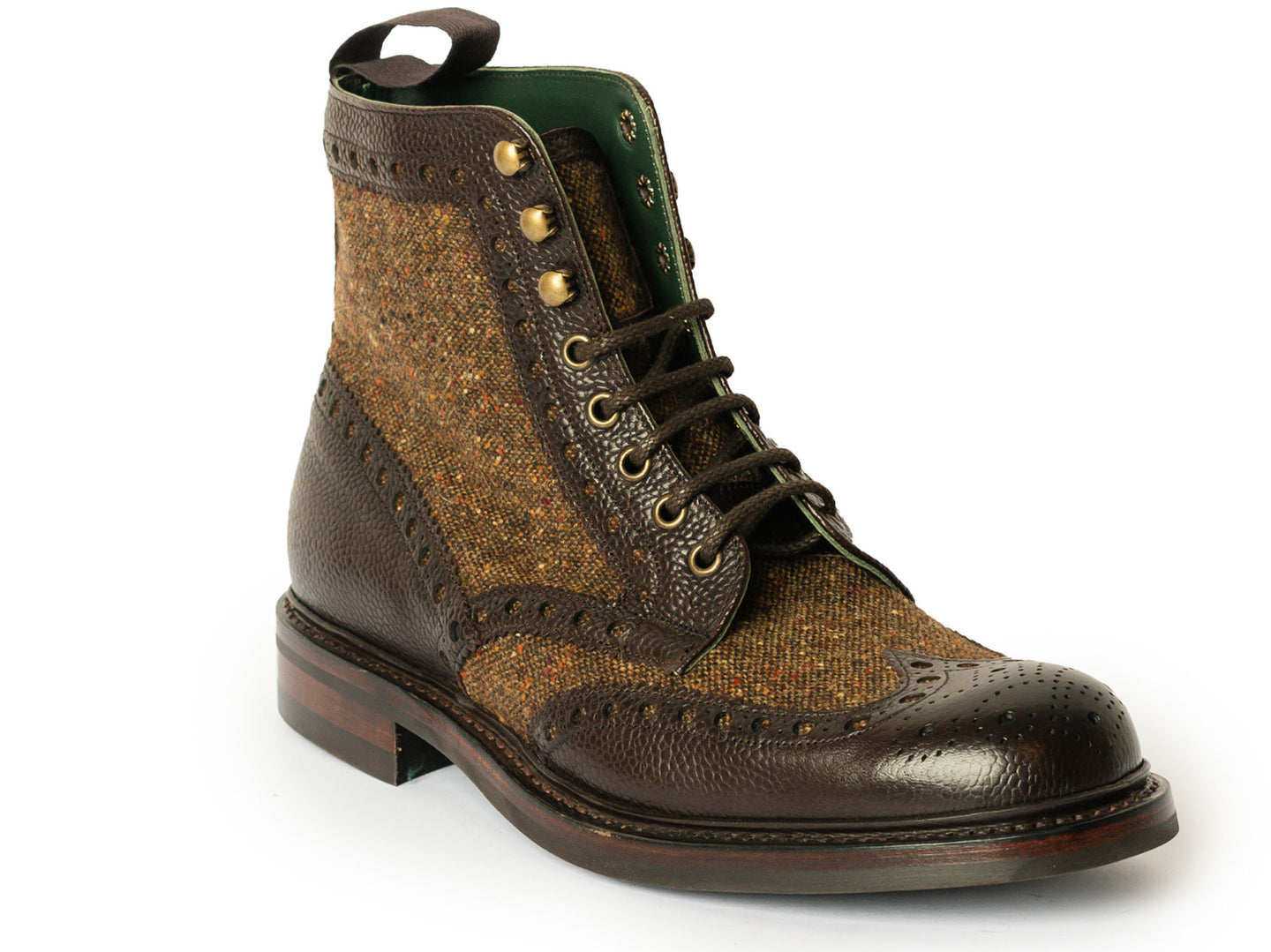 Robinson Huxley - Walnut Grain/Brown Tweed