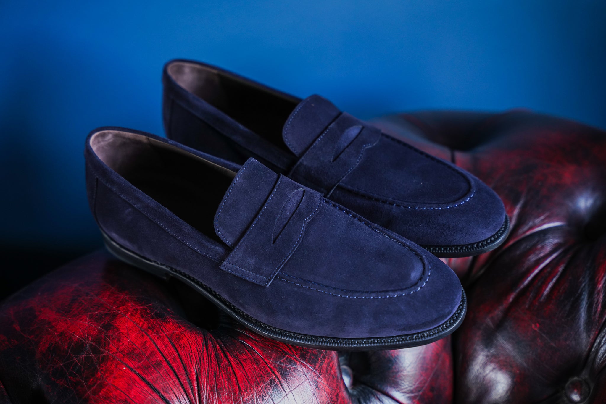 Robinson Kilkenny - Dark Navy Suede