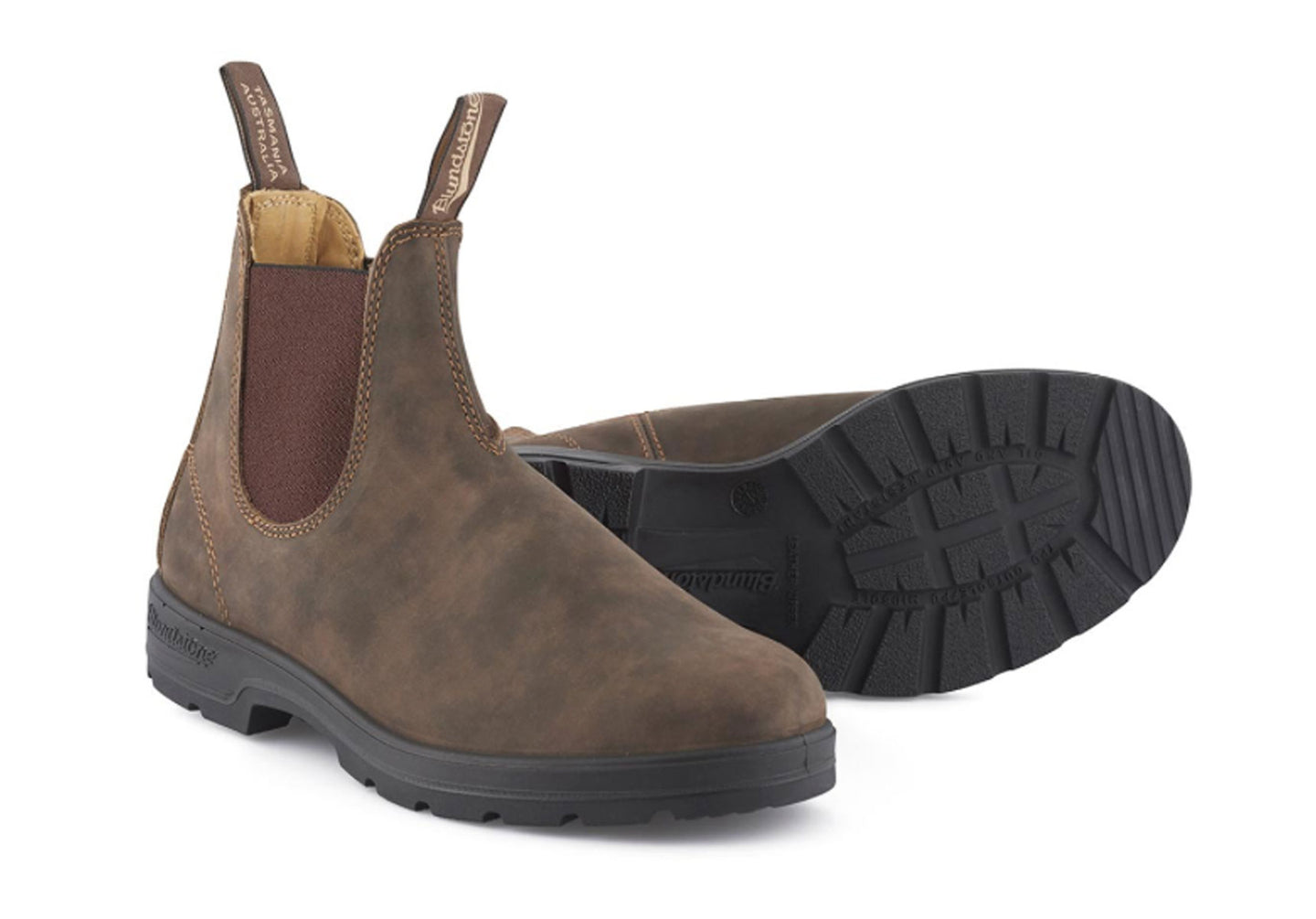Blundstone 585 Classic Chelsea Boot - Rustic Brown Leather