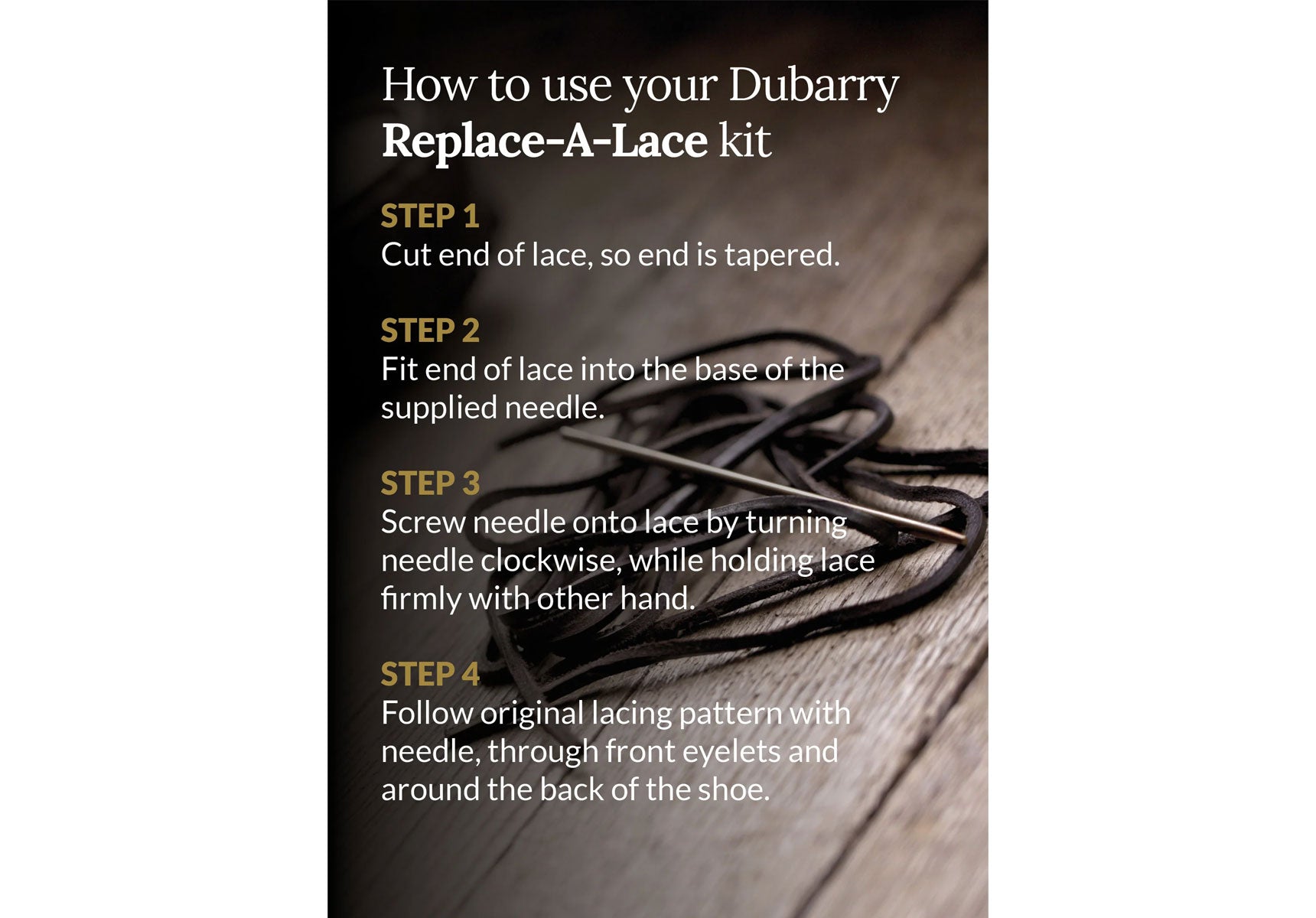 Unisex-Dubarry-Replace-A-Lace-Kit-Accessories-Instruction