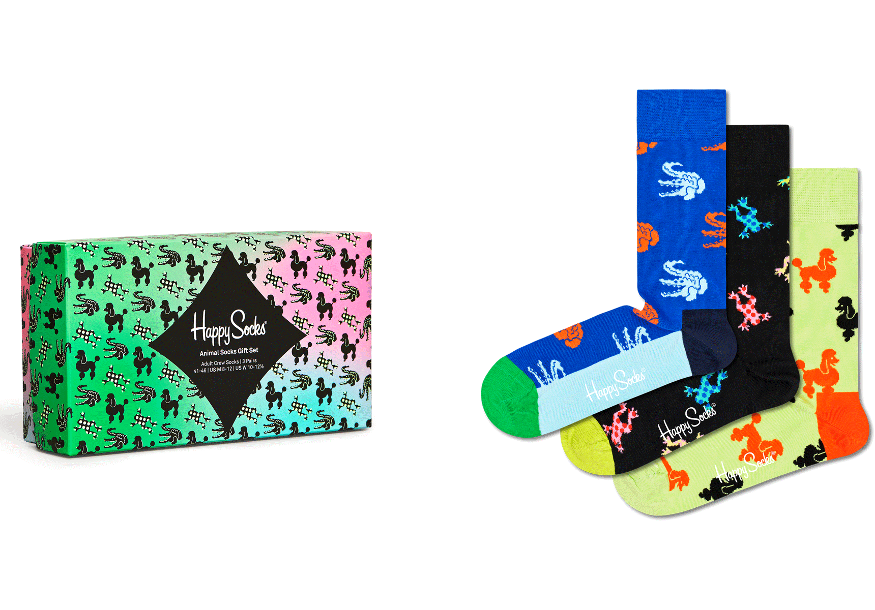 Unisex-Happy-Socks-Animal-3-Pack-Gift-Box-Accessories-XMAL08-0200-Multi