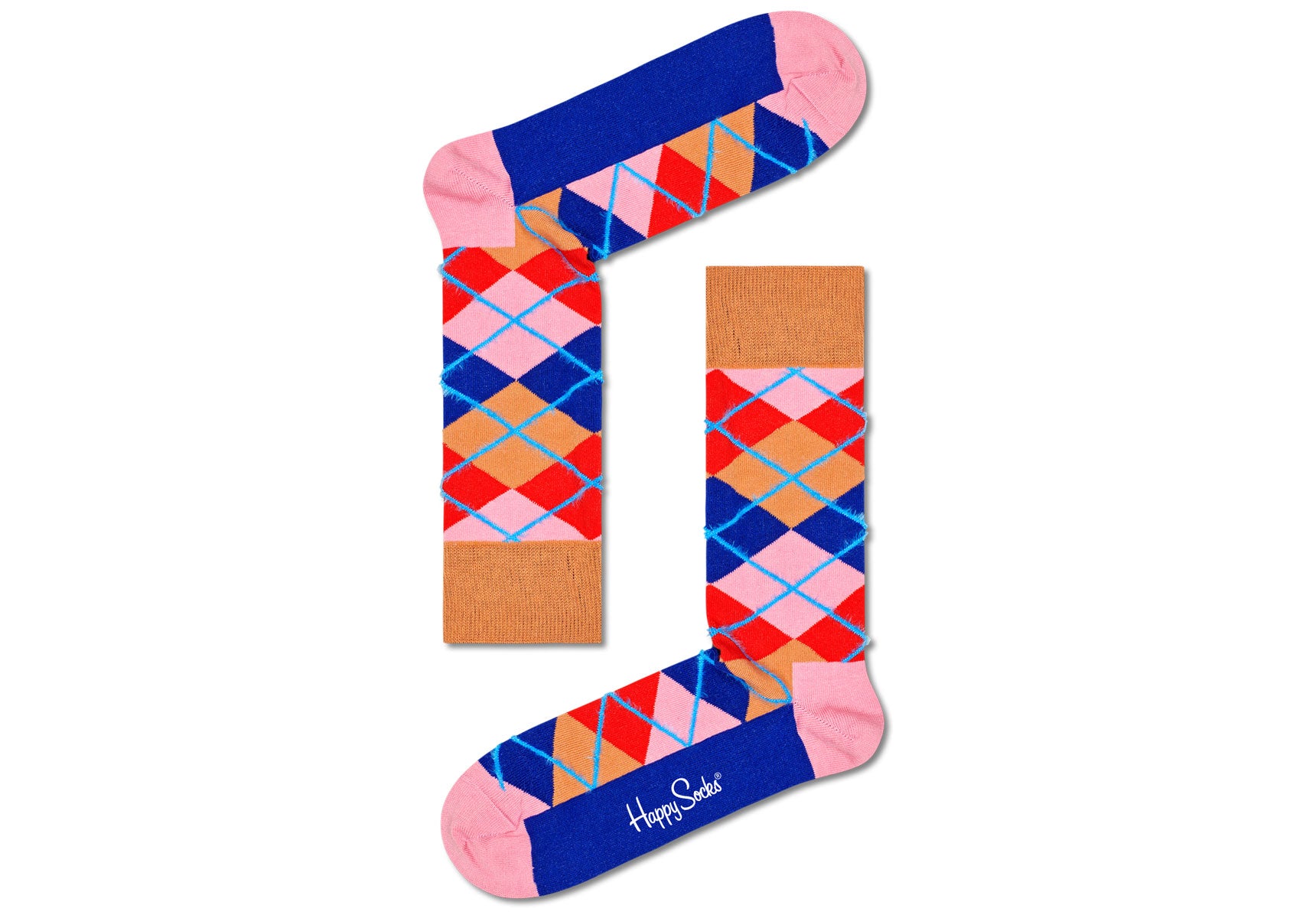 Unisex-Happy-Socks-Arygle-Accessories-ARY01-8300-Brown