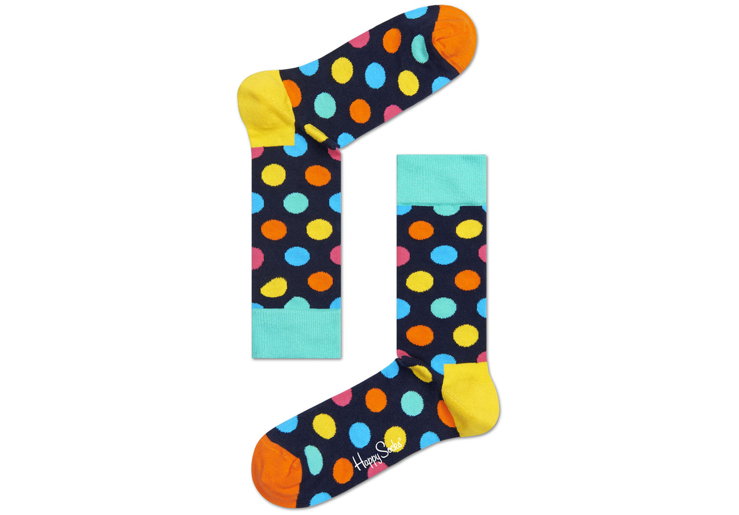 Unisex-Happy-Socks-Big-Dot-Accessories-BD01-608-Red