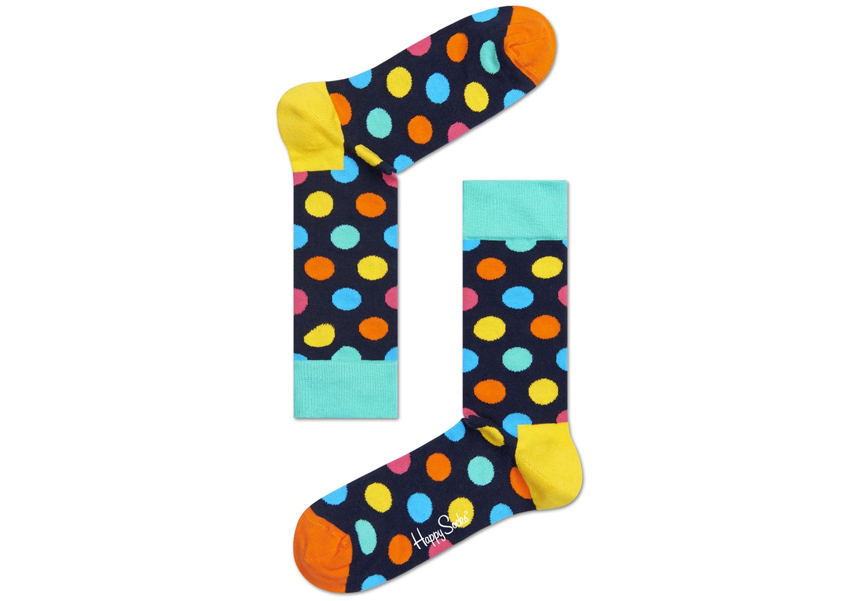 Unisex-Happy-Socks-Big-Dot-Accessories-BD01-608-Red
