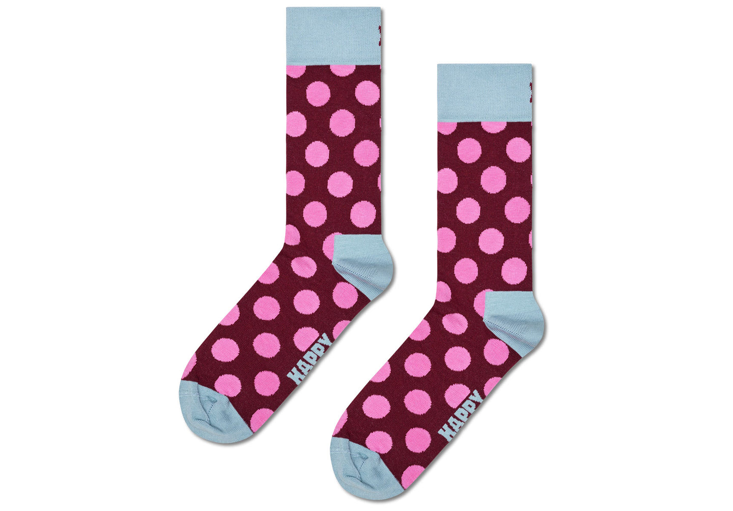 Happy Socks Big Dot - Dark Red