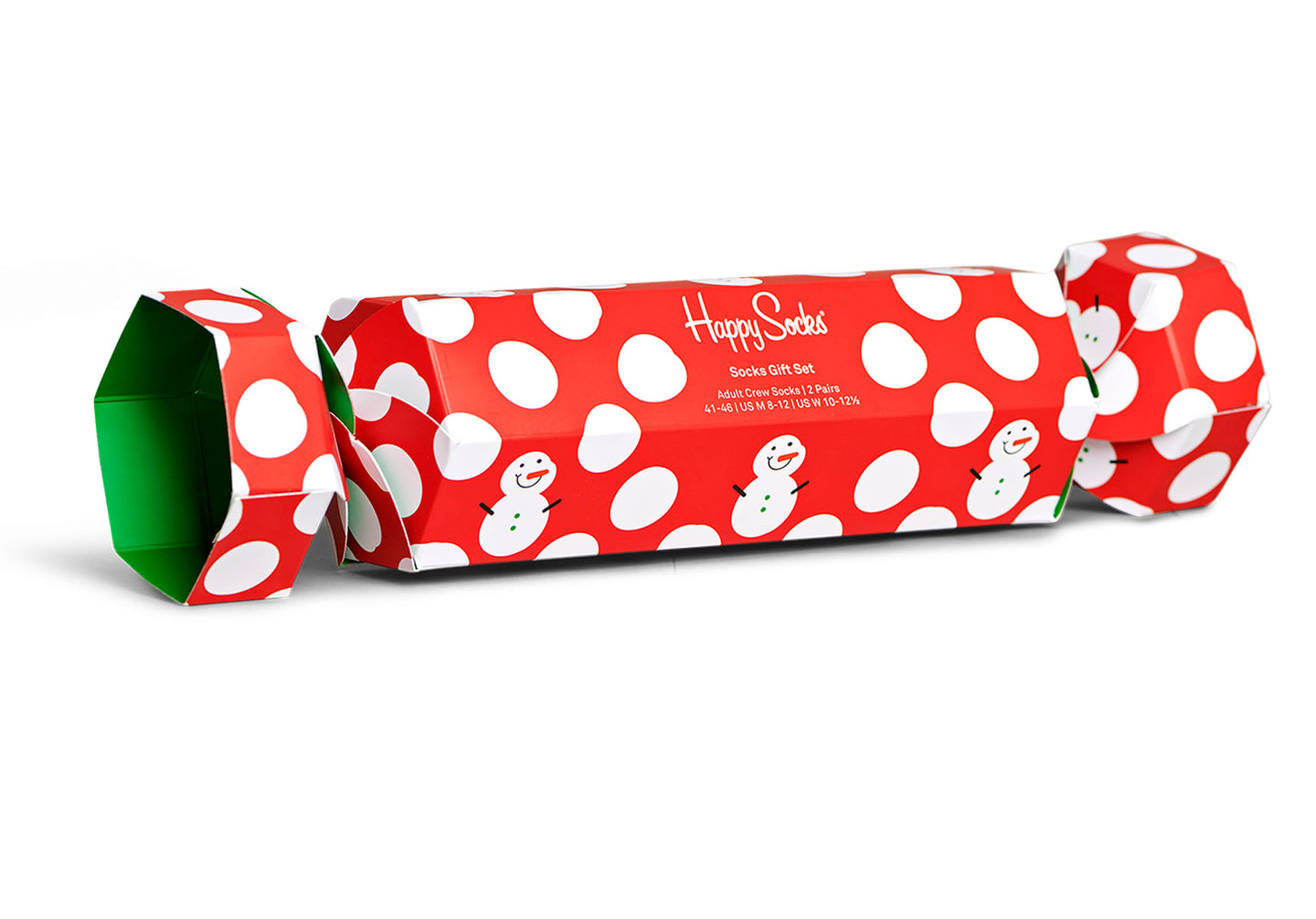 Unisex-Happy-Socks-Big-Dot-Snowman-2-Pack-Gift-Box-Accessories-XBDS02-6500-Multi