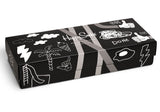 Unisex-Happy-Socks-Black-And-White-Accessories-XBWH09-9100-Black-2