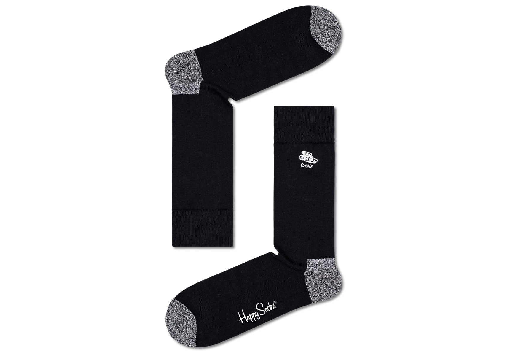 Unisex-Happy-Socks-Black-And-White-Accessories-XBWH09-9100-Black-3