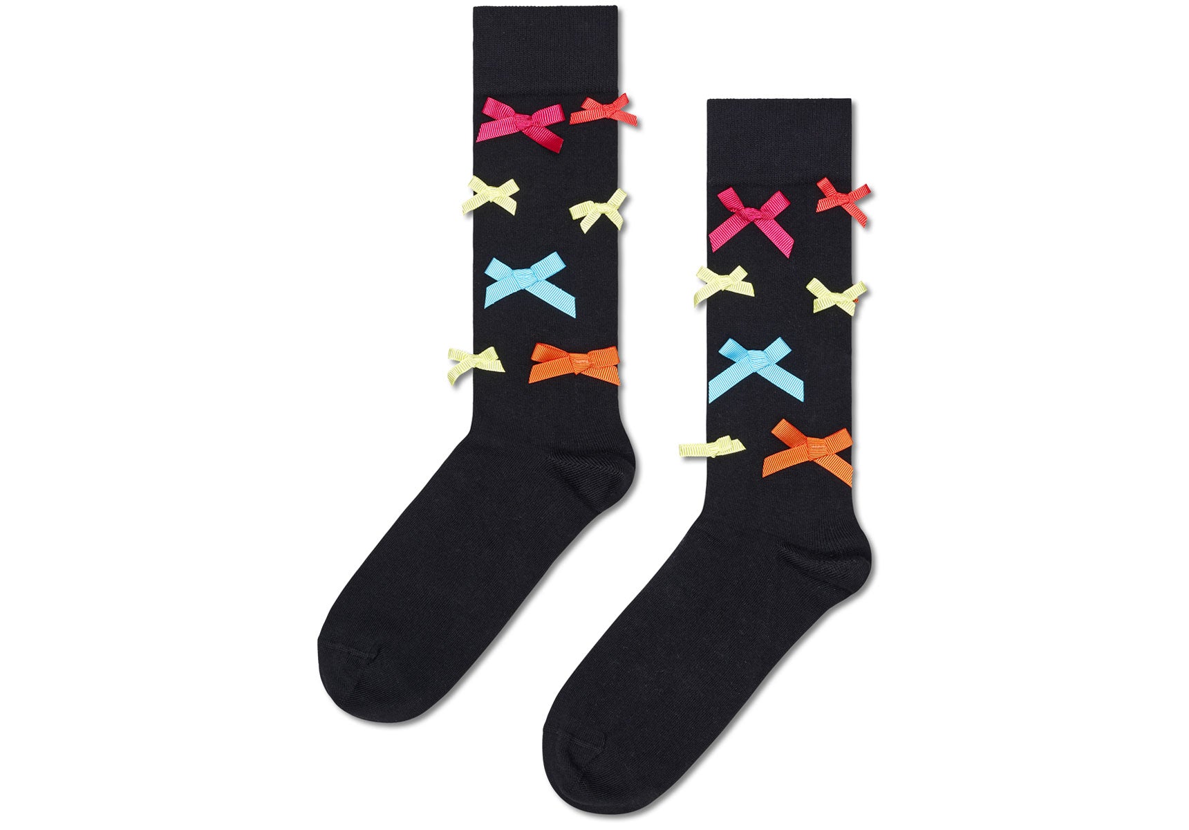 Unisex-Happy-Socks-Bowmania-Mid-High-Accessories-P001881-Black
