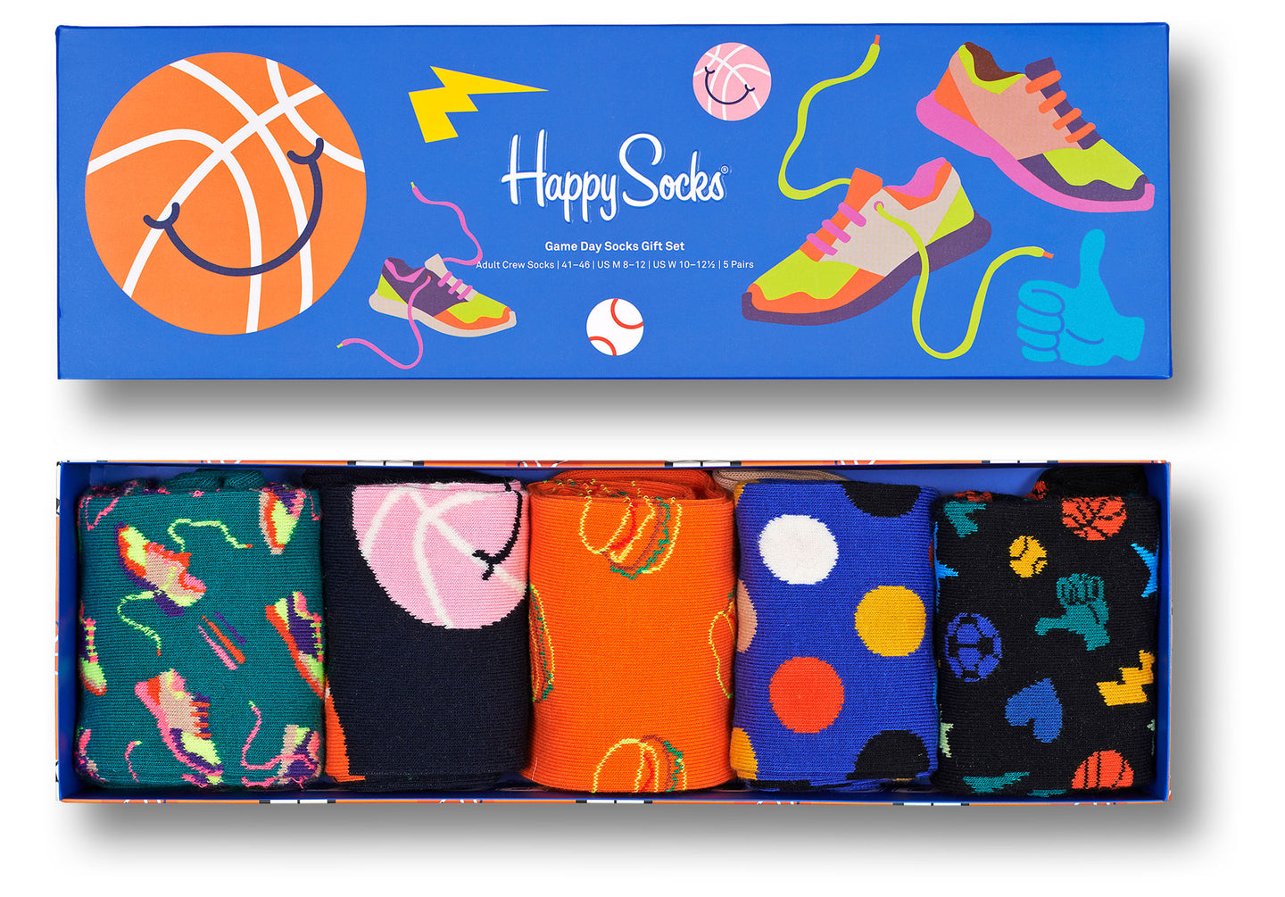 Unisex-Happy-Socks-Game-Day-5-Pack-Gift-Box-Accessories-XGAM44-6300-Orange-1