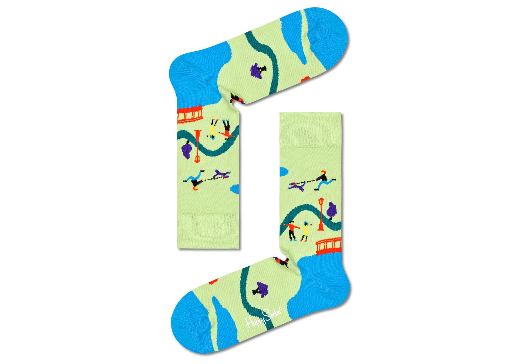 Unisex-Happy-Socks-Into-The-Park-Accessories-XITW09-7300-Green-4