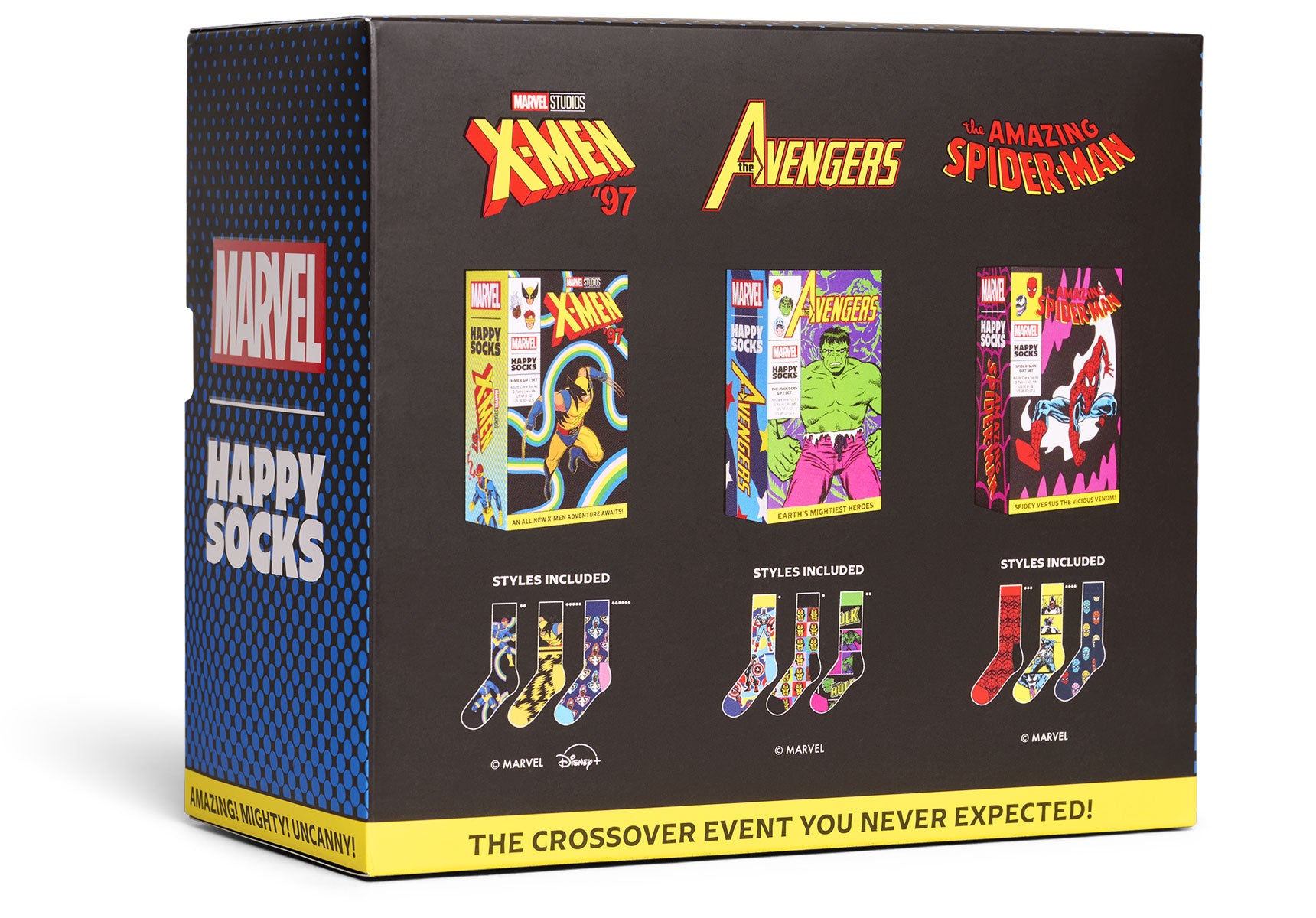 Unisex-Happy-Socks-MARVEL-Collector_s-9-Pack-Gift-Set-Accessories-P003836-Black-4