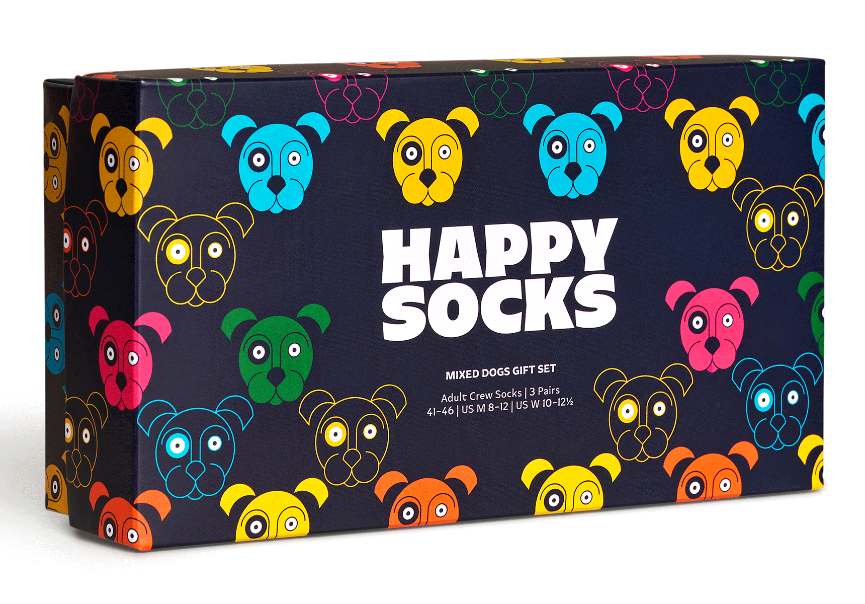 Happy Socks Mixed Dog 3-Pack Gift Box