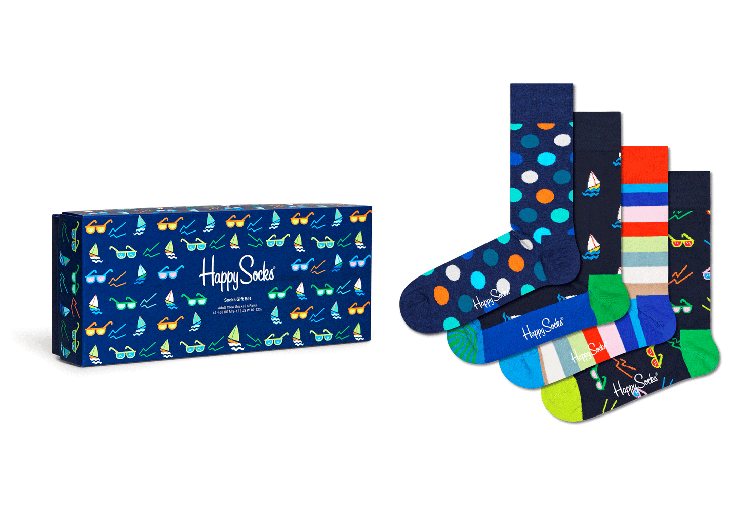 Unisex-Happy-Socks-Navy-4-Pack-Gift-Box-Accessories-XNSG09-6500-Multi