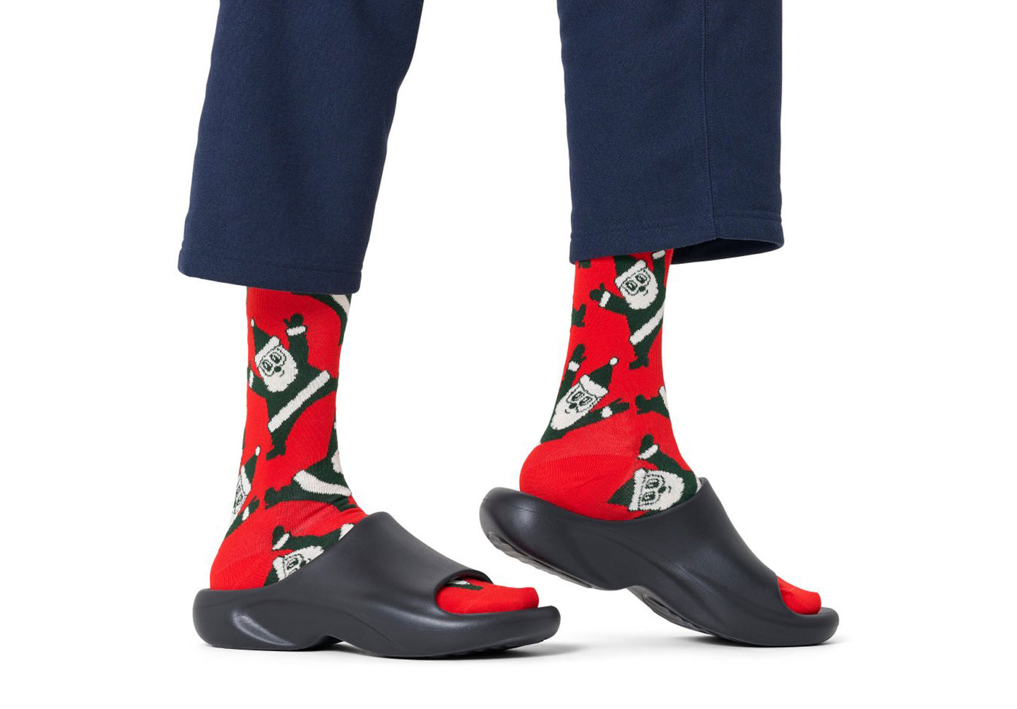Unisex-Happy-Socks-Santa-Socks-Accessories-P003284-Red-1