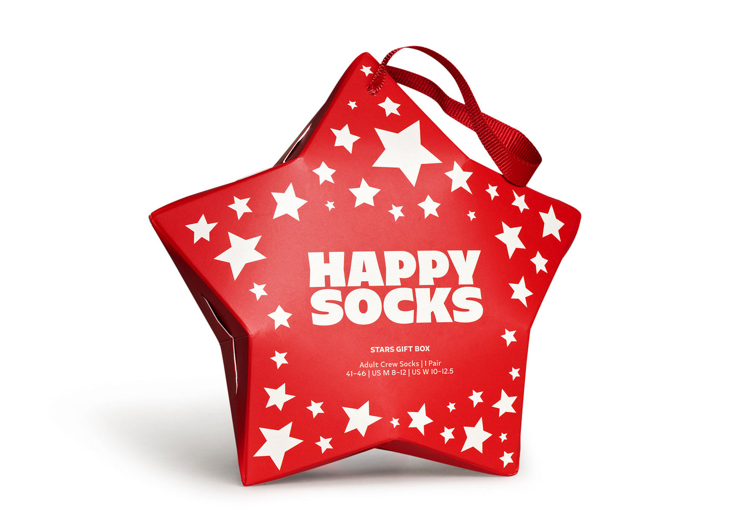 Unisex-Happy-Socks-Stars-1-Pack-Gift-Box-Accessories-XSTG01-4300-Red