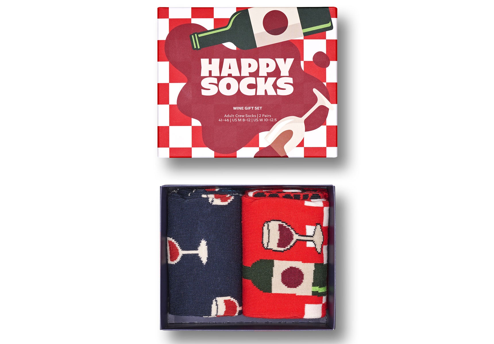 Happy Socks Wine 2-Pack Gift Box