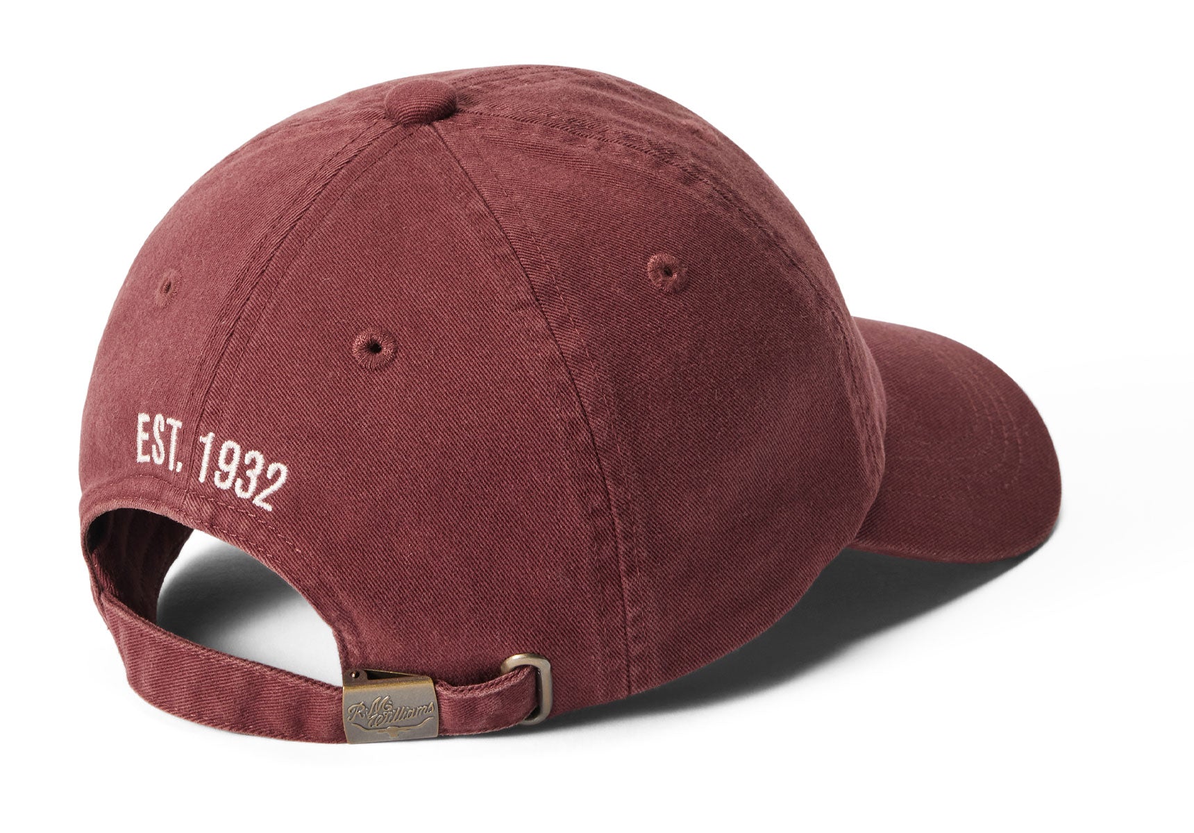 R.M. Williams Branded Twill Cap - Black Apple