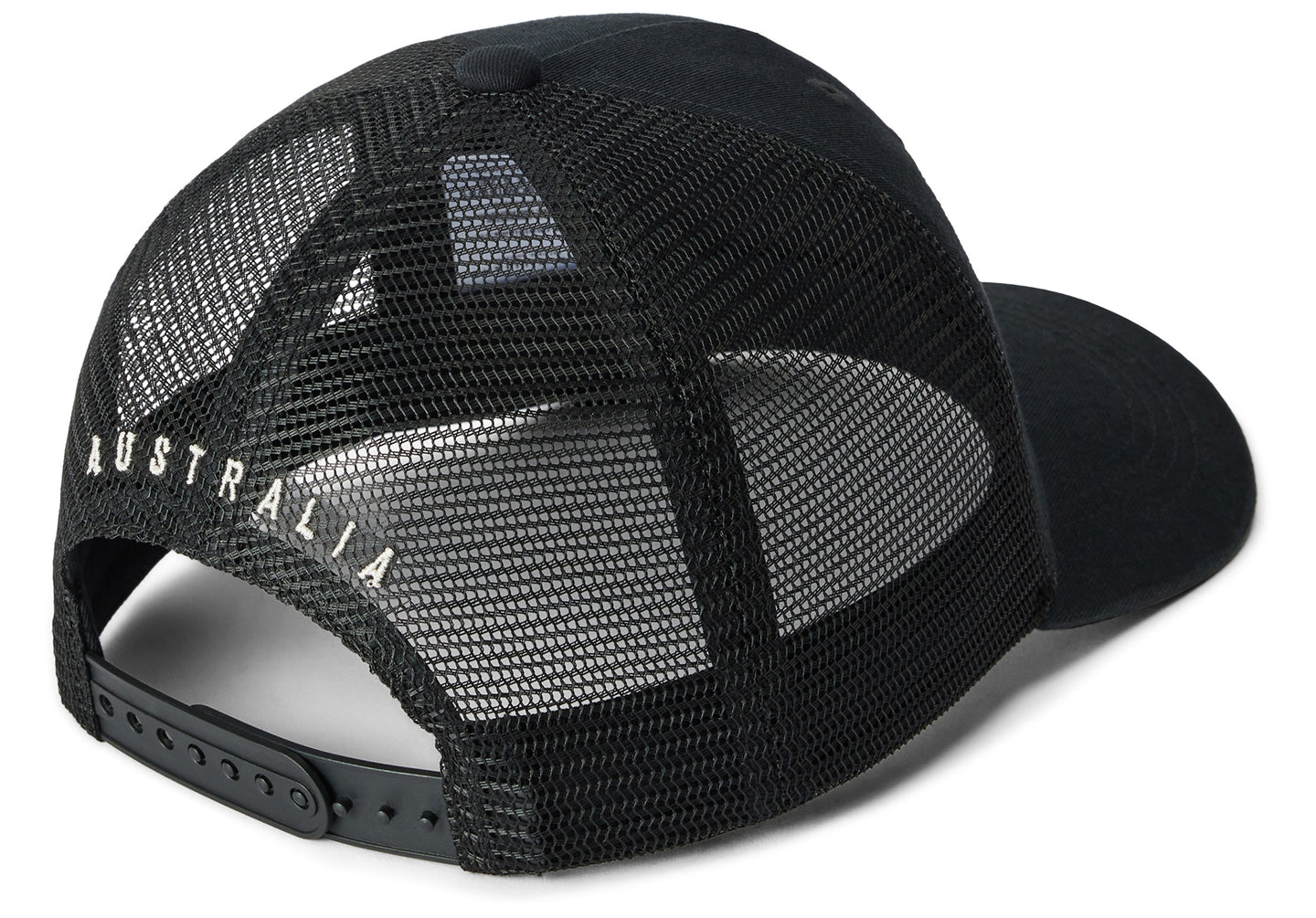 R.M. Williams Genuine Longhorn Trucker Cap - Worker Black