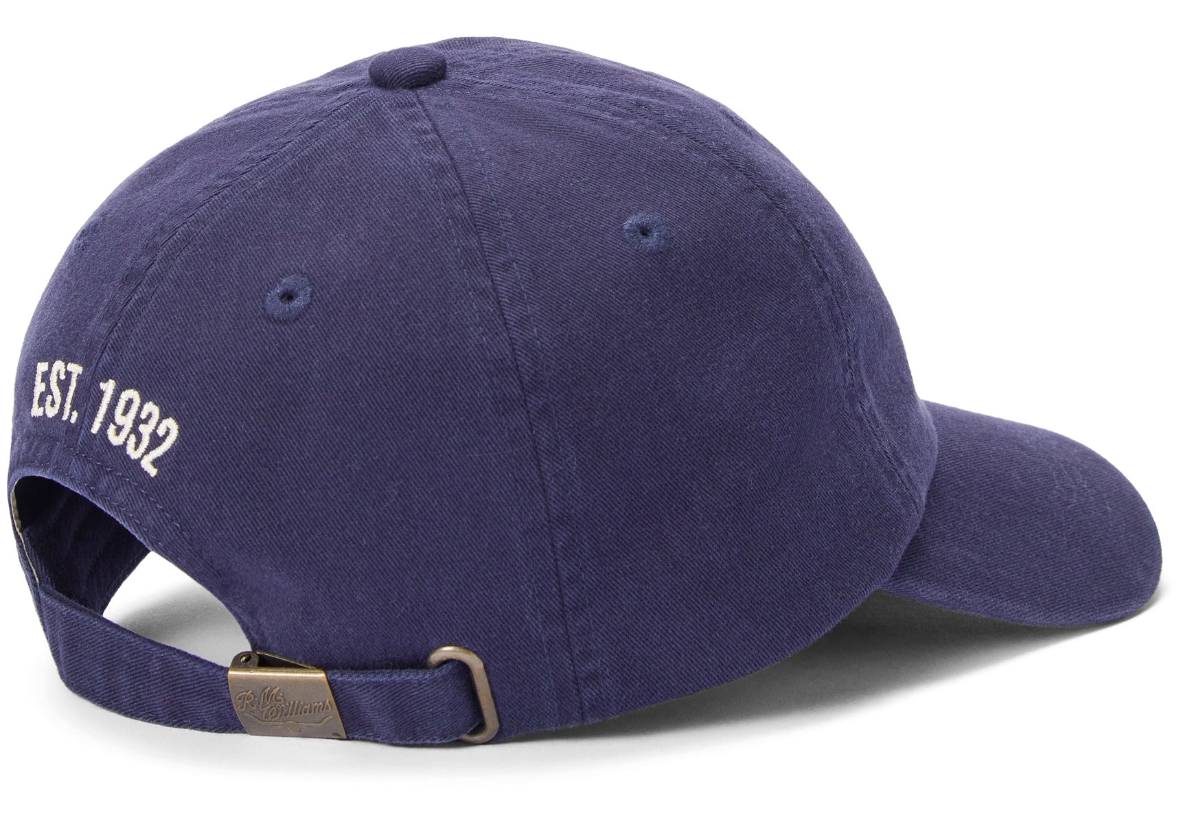 Unisex-R.M.Williams-Heritage-Twill-Cap-Accessories-ACX9OWI450600-Navy-1