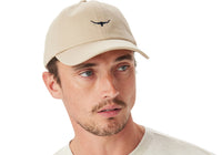 R.M. Williams Mini Longhorn Twill Cap - Ecru