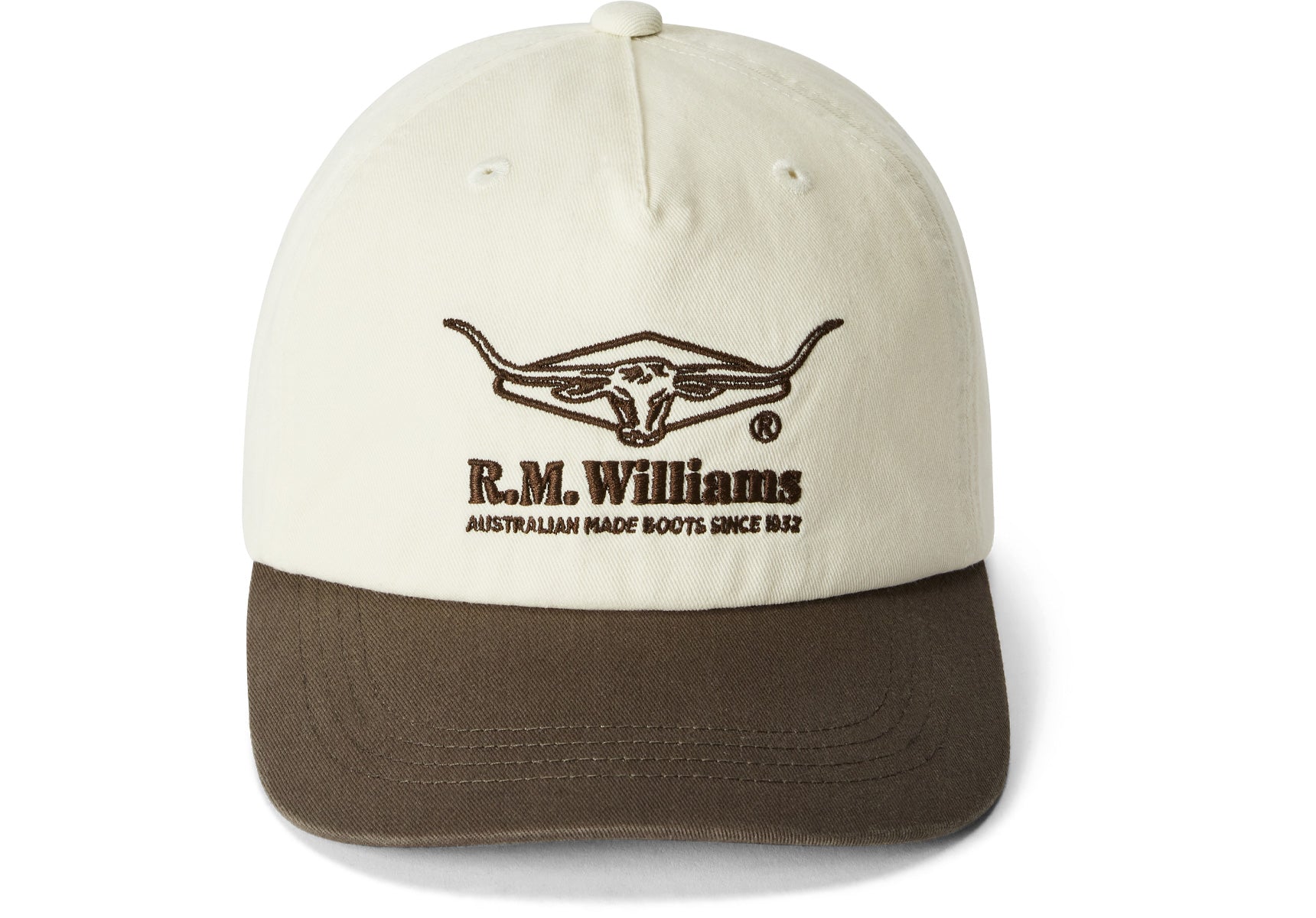 R.M. Williams Percy Twill Cap - Natural Khaki