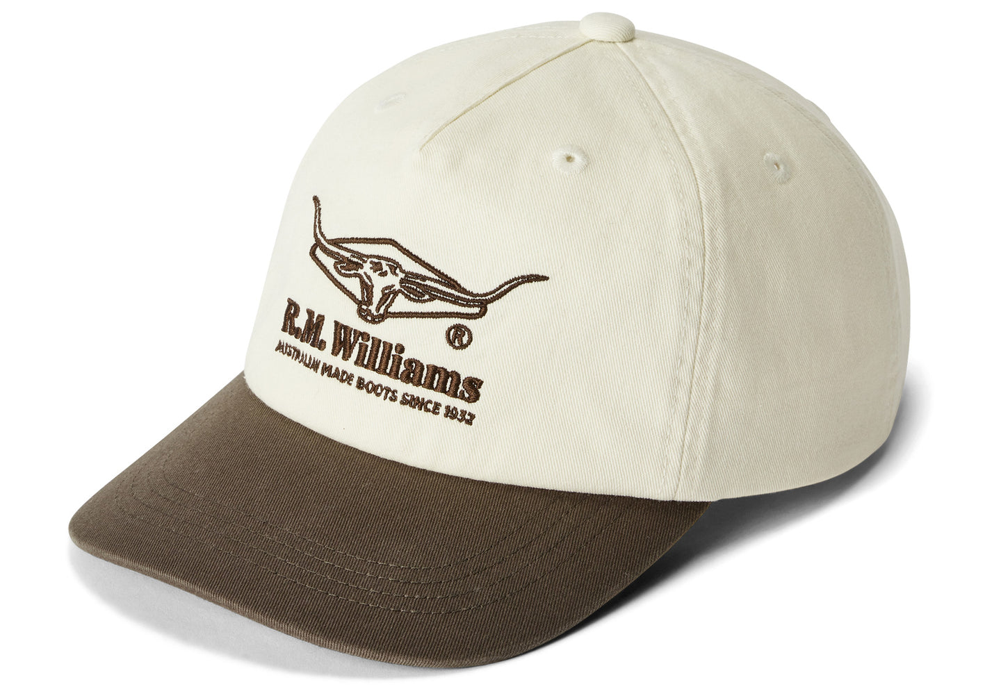 R.M. Williams Percy Twill Cap - Natural Khaki