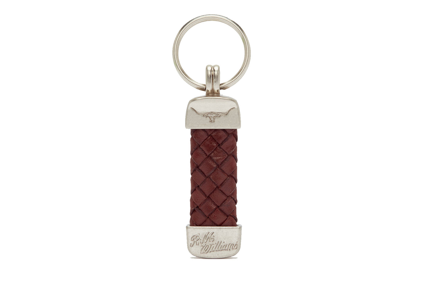 Unisex-R.M.Williams-Platied-Key-Ring-Accessories-CG949.06-Brown