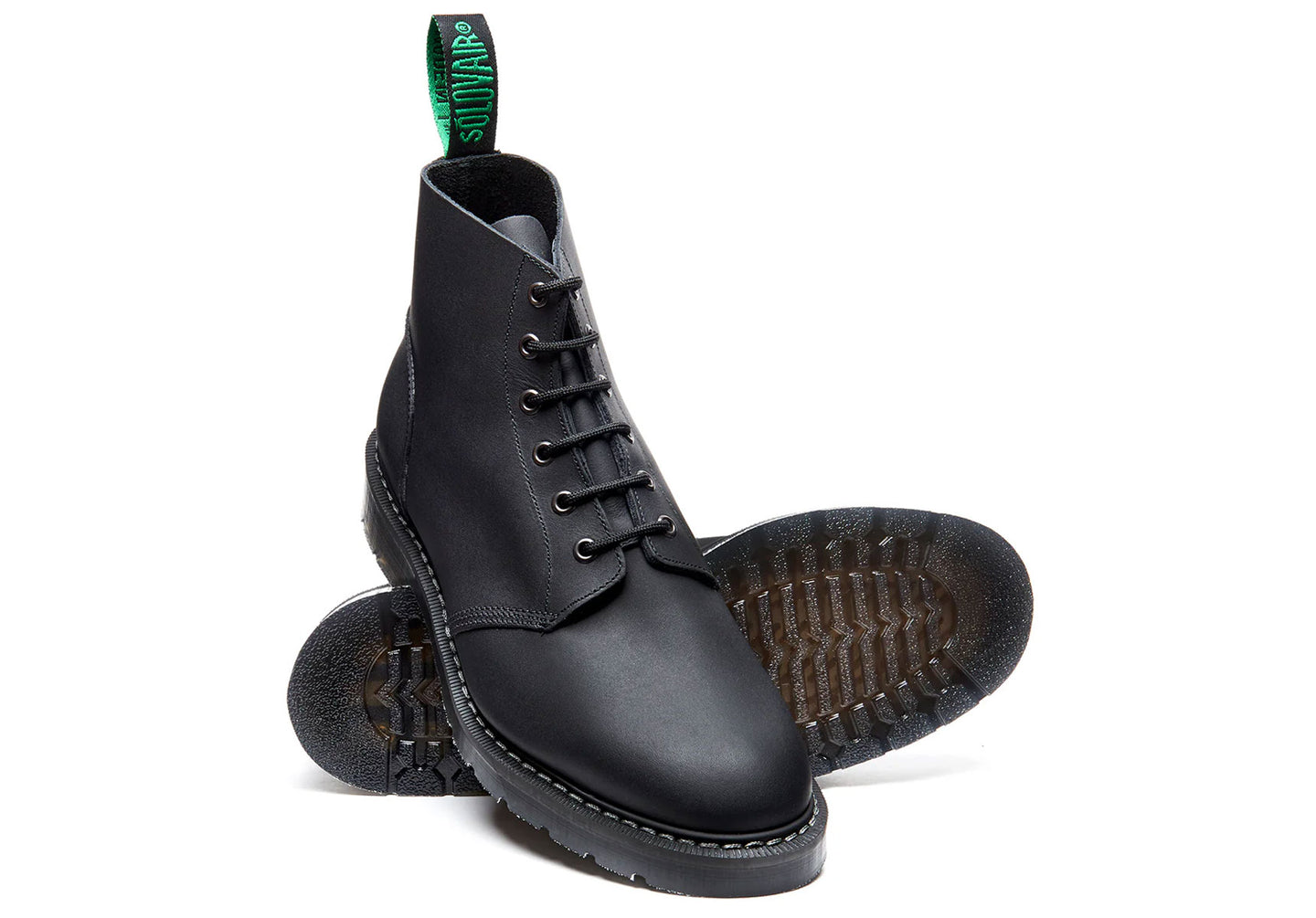 Unisex-Solovair-6-Eye-Astronaut-Boot-Boots-S6-969-BG-G-Black-Greasy
