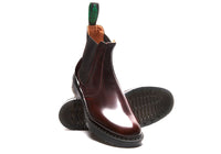 Unisex-Solovair-Dealer-Boot-Boots-S0-900-BUR-G-Burgundy-Rub-Off