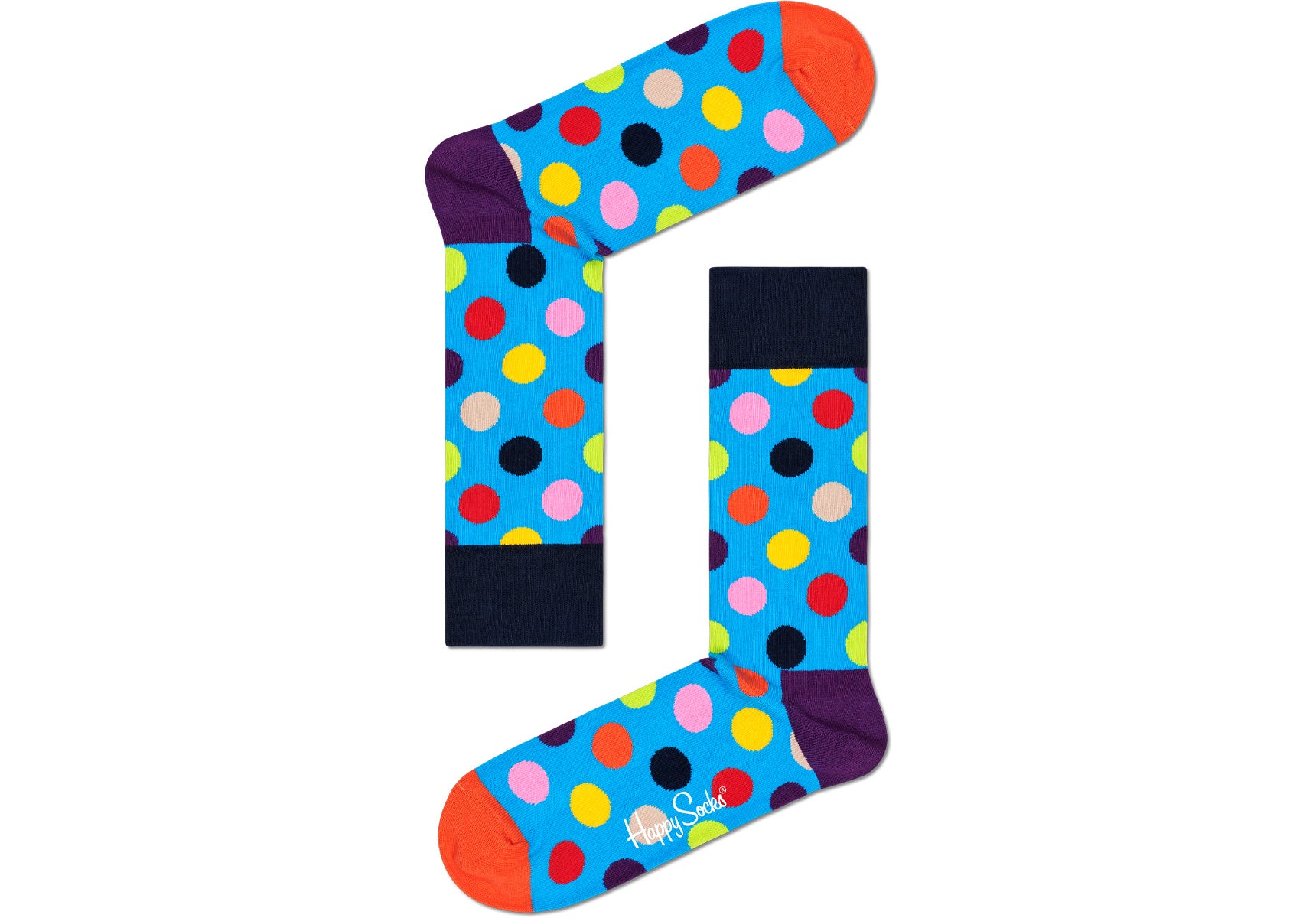Unisex-happy-socks-big-dot-blue-bdo01-6700-Blue