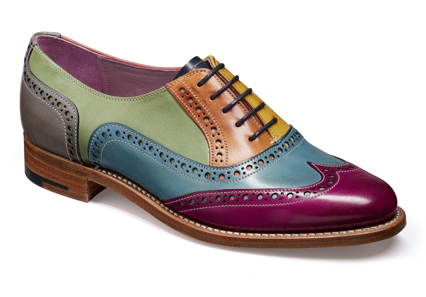 Womens-Barker-Fearne-Shoes-7127DW57-Multicoloured-Hand-Painted