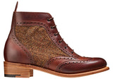 Womens-Barker-Grace-Boots-719344D-Walnut-Calf-Brown-Tweed-3