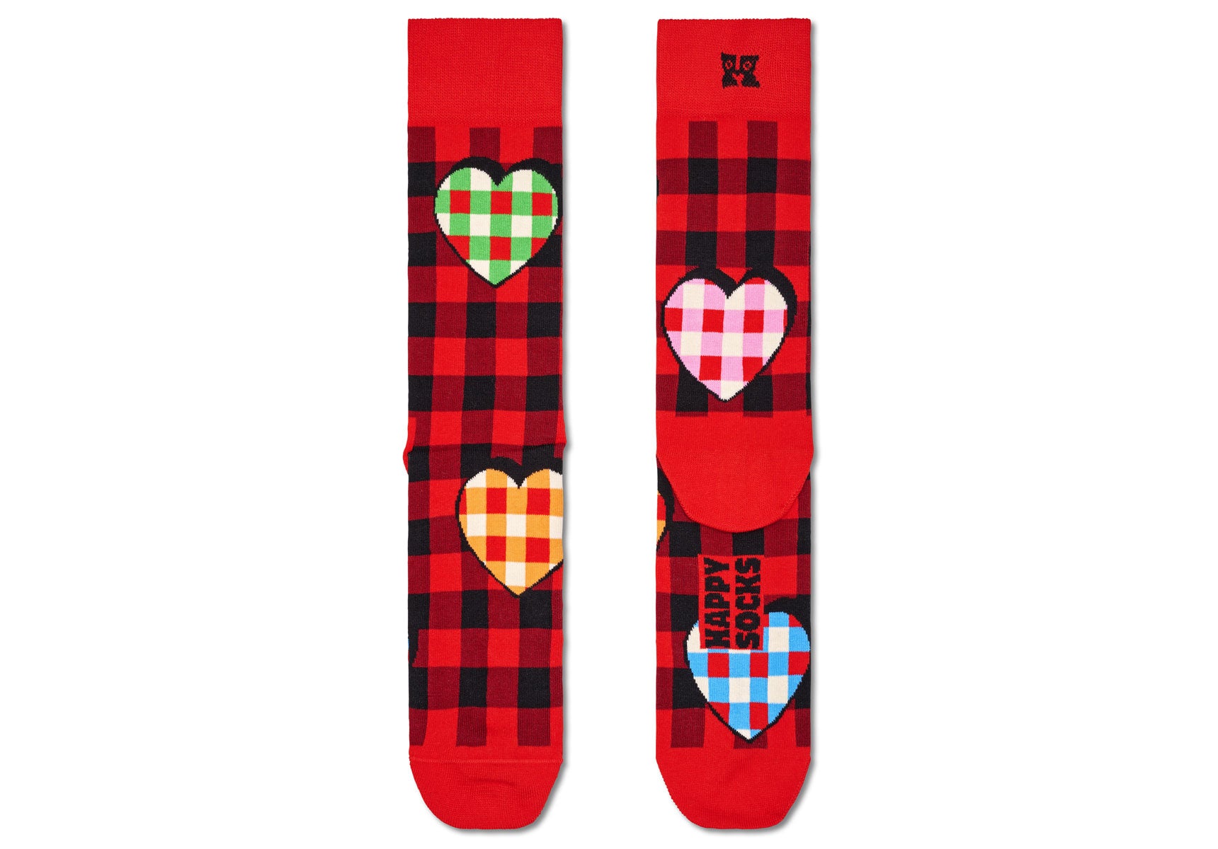 Happy Socks Checked Heart