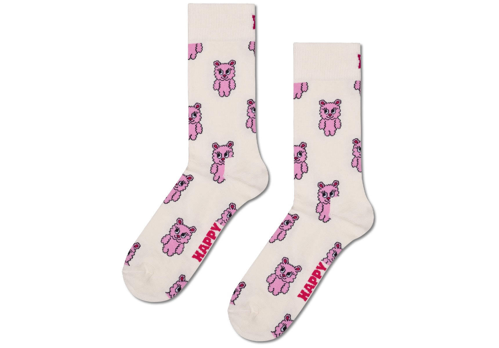 Womens-Happy-Socks-Cutie-Sock-Socks-P004468-White