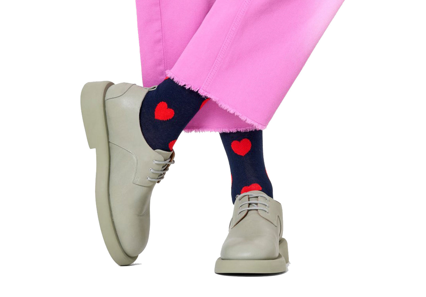 Womens-Happy-Socks-Heart-Sock-Accessories-P000754-Navy-1
