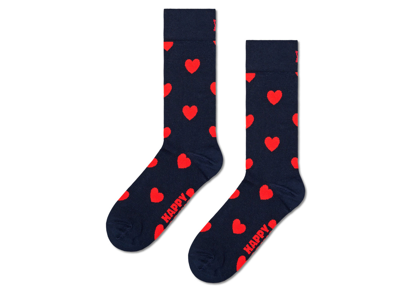 Womens-Happy-Socks-Heart-Sock-Accessories-P000754-Navy