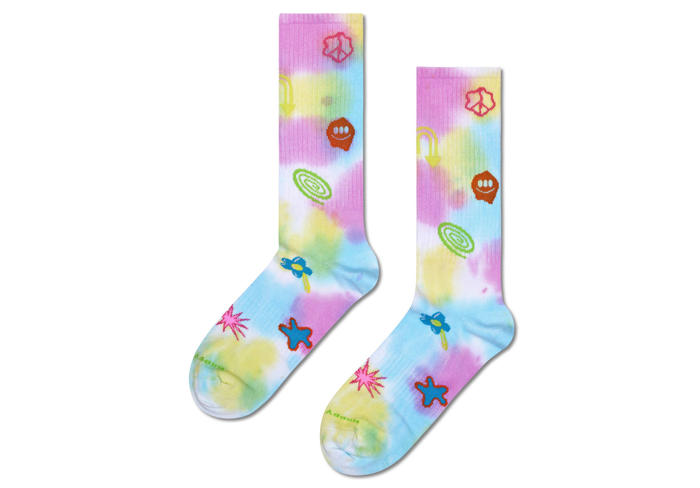 Happy Socks Hyper Tie-Dye Sock