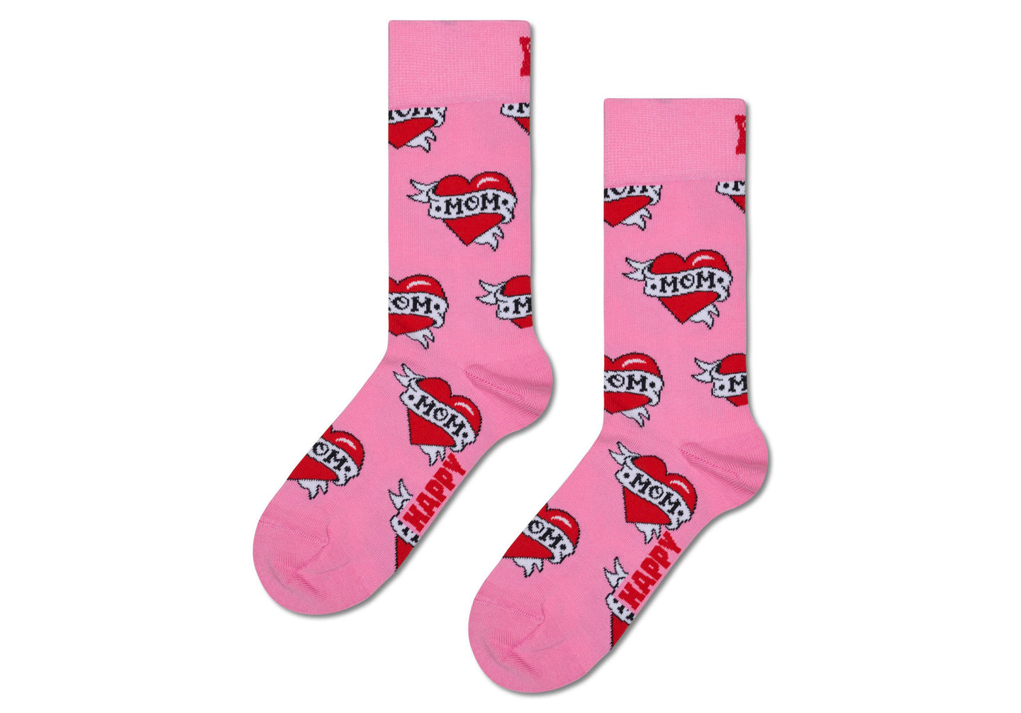 Womens-Happy-Socks-Mom-Sock-Accessories-P004171-Pink