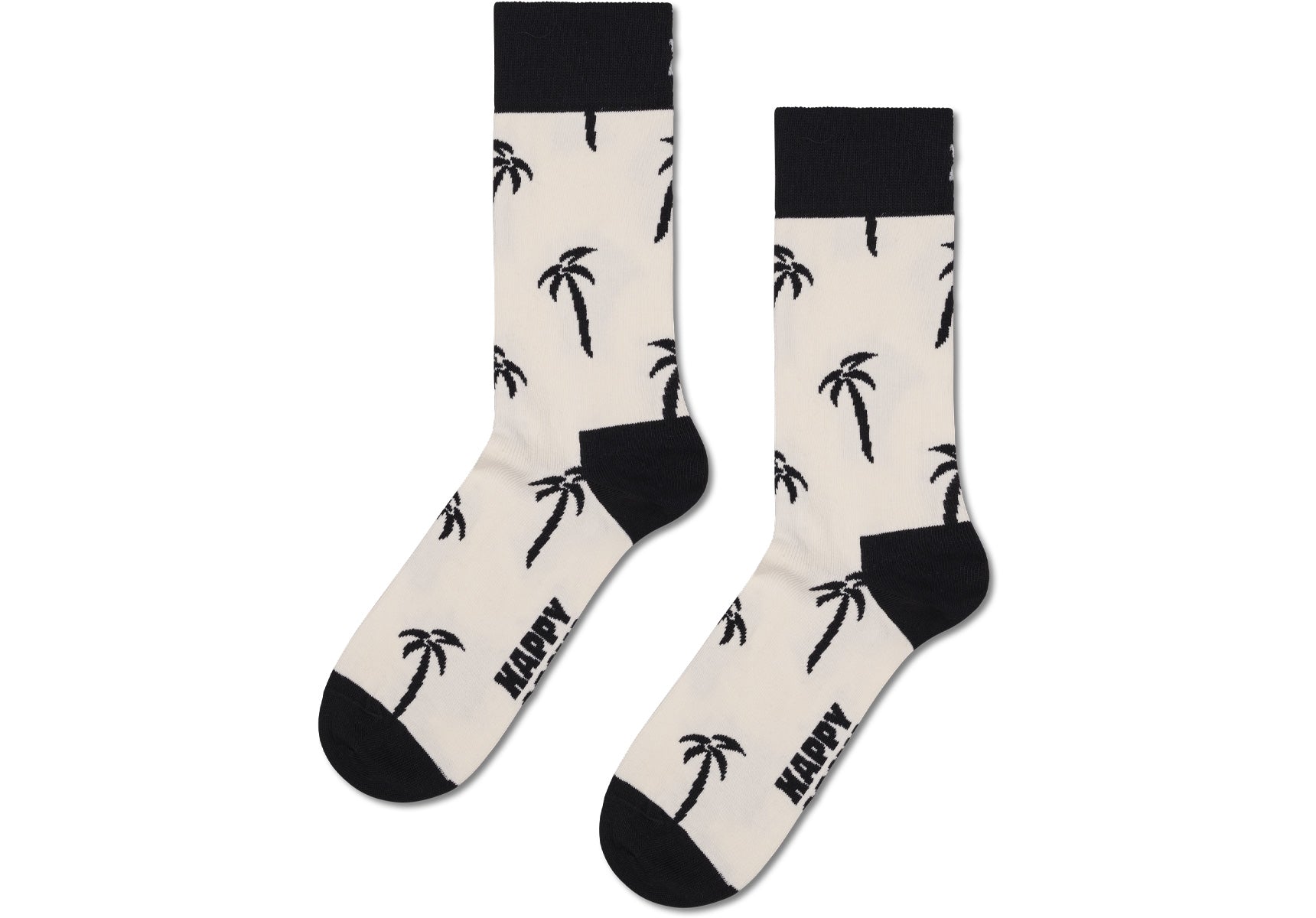 Womens-Happy-Socks-Palm-Tree-Sock-Socks-P004531-White