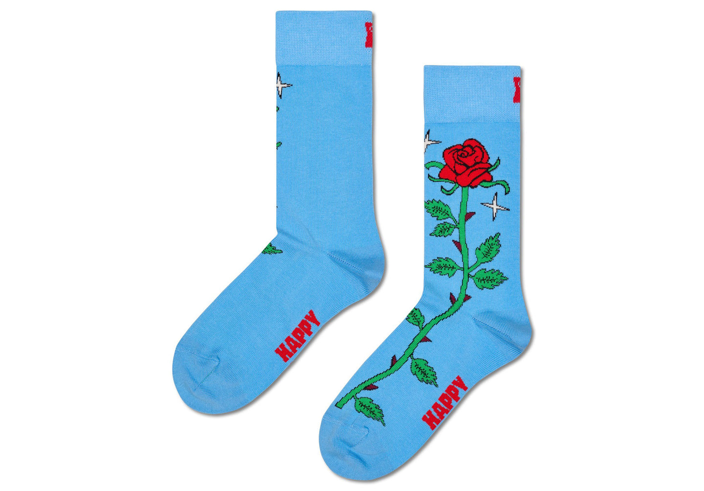 Womens-Happy-Socks-Rose-Sock-P004172-Blue