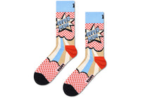 Womens-Happy-Socks-Super-Mom-Sock-Socks-P001214-Pink