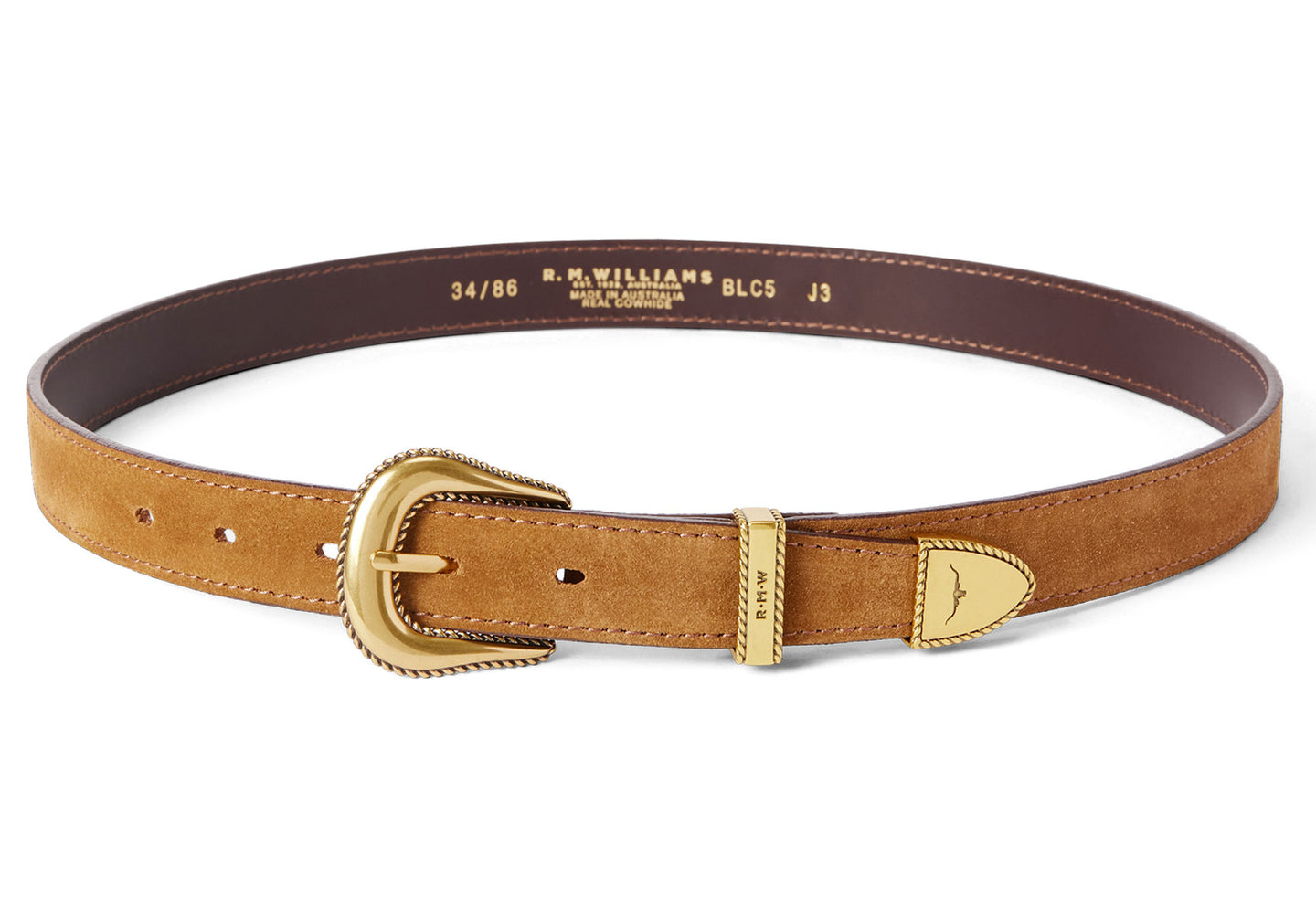 R.M. Williams Agnes Belt - Tobacco