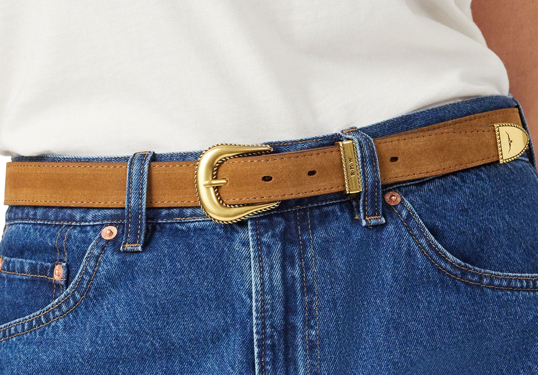 R.M. Williams Agnes Belt - Tobacco