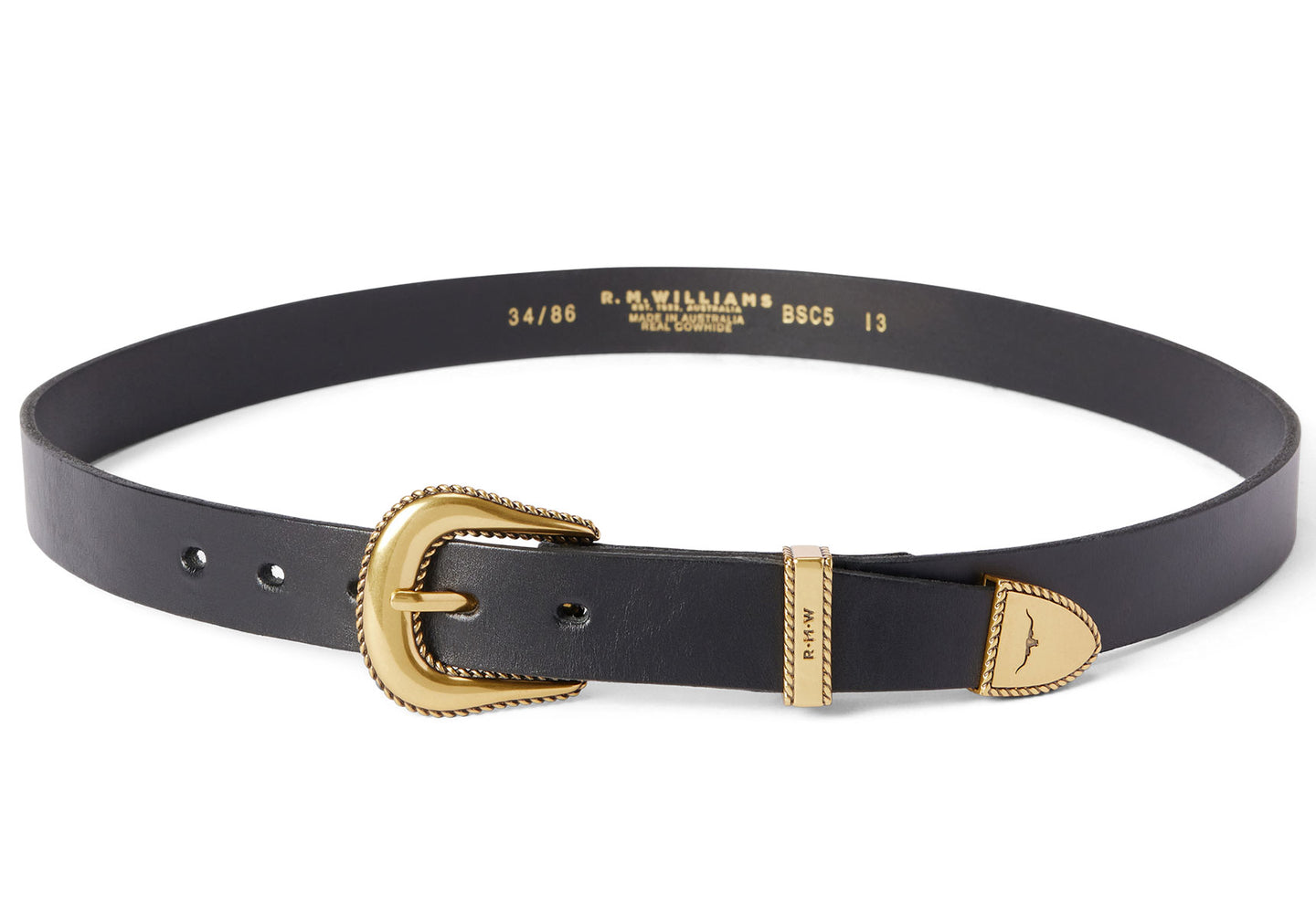 R.M. Williams Agnes Belt - Black