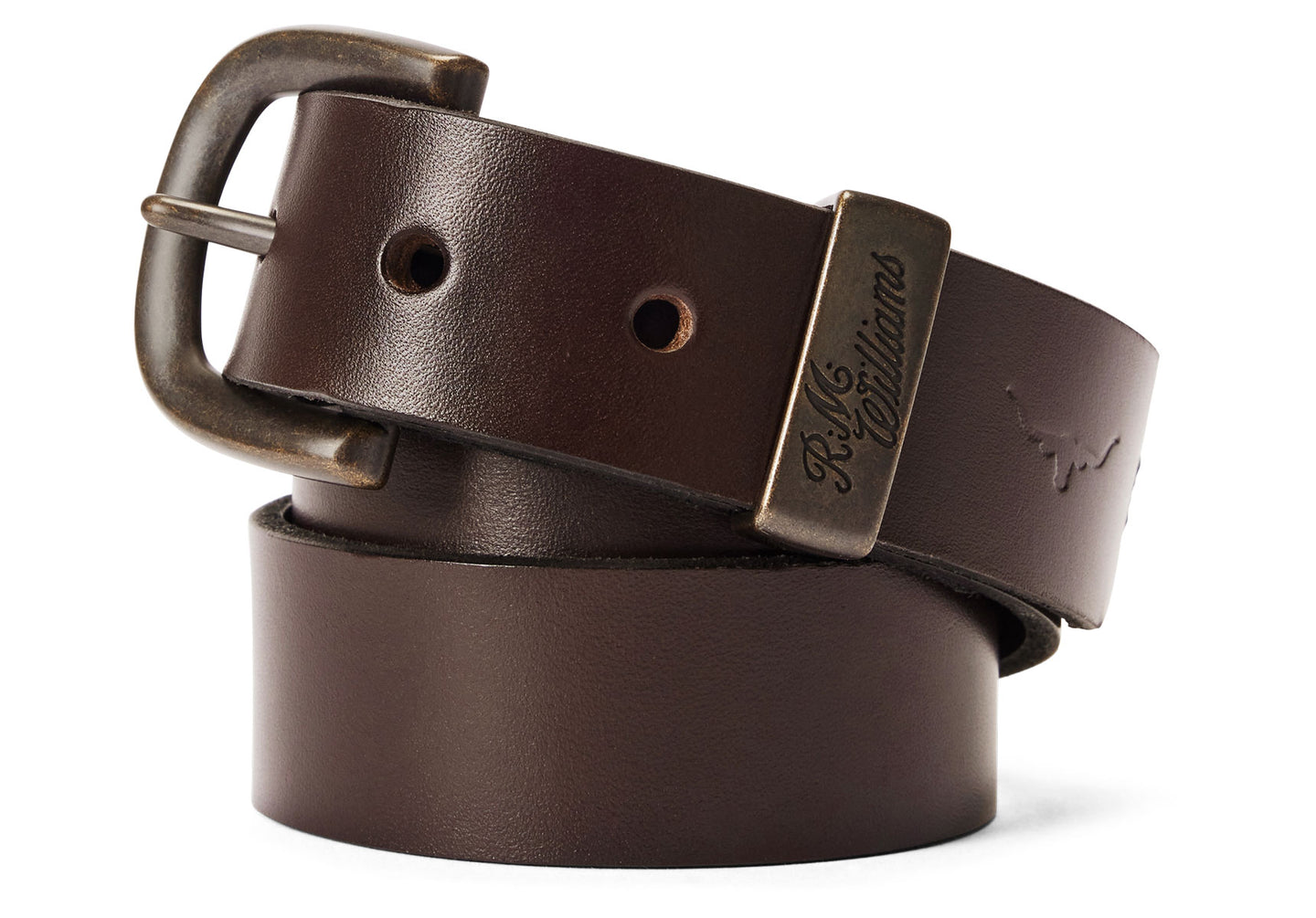 Womens-R.M.Williams-Allora-Belt-Accessories-BSD5ULEQK01-Chestnut-Dark-Bronze